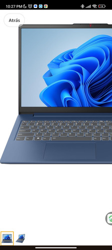 Ideapad Slim 3 15abr8, 16 Gb Ram, 1tb Ssd Color Azul
