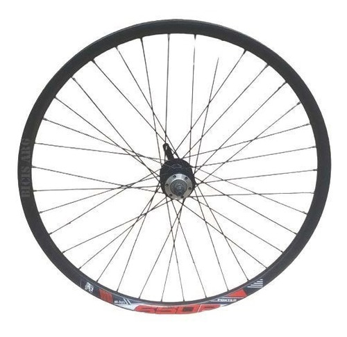 Rueda Delantera Mtb R27 5 Maza Cassette Cierre Freno Disc 6t