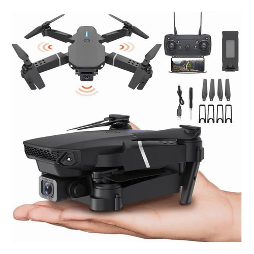 Dron 998 Pro Con Cámara Hd Color Negro