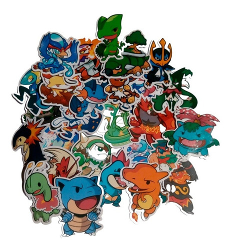 Set Stickers Pokemon Muchos Diseños