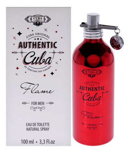 Perfume Cuba Authentic Flame Edt 100ml Para Hombre