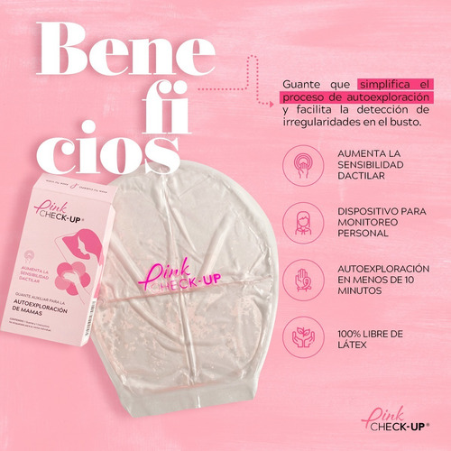 30 Piezas Guante Pink Check- Up Para La Autoexploración