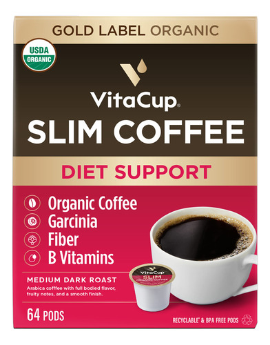 Vitacup Slim. Cpsulas De Caf Para Mejorar La Dieta Y El Meta