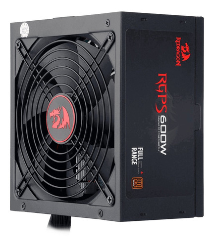 Fuente Redragon Atx Pc Gamer 600w 80 Plus Bronce Pcie *