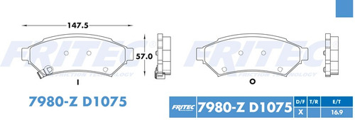 Balatas Delantero Captiva Sport 2011 3l Ceramicas D1075 Fmsi