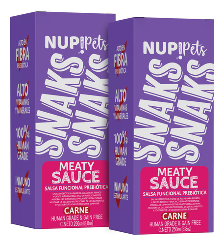 Duo Nup!pets Meaty Sauce (carne)