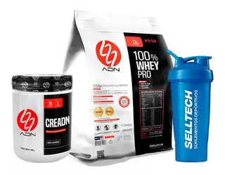 Pack Adn 100% Whey Pro 5kg Vainilla Creadn 500gr