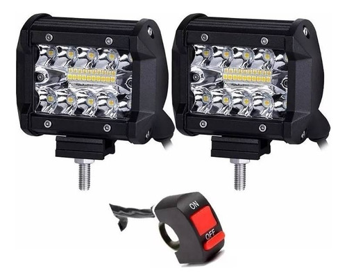 Par Luces Led 60w Auxiliares Auto Moto 4x4