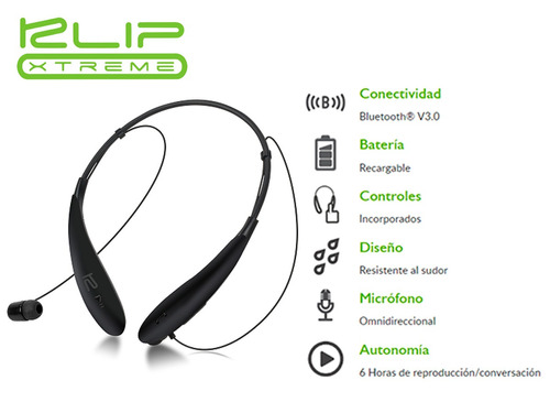 Audífonos Deportivos Klip Xtreme Khs-629 Micrófono Bluetooth | Mercado Libre