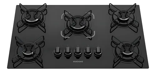 Cooktop Itatiaia Essencial 5 Bocas Preto