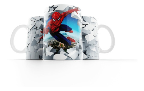 Caneca Cerâmica Herois Da Marvel - Homem-aranha 1