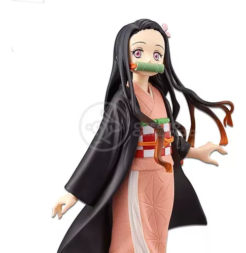 Action Figure Kimetsu No Yaiba Boneco Oni Nezuko Kamado em