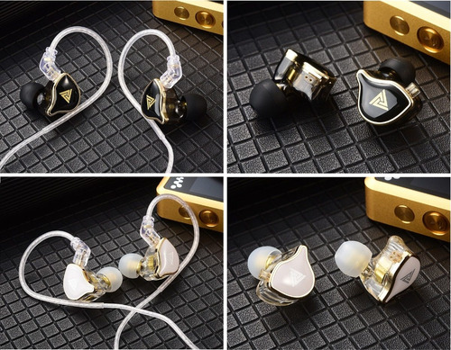 Qkz Zxd Con Micro + Estuche Audifonos Auriculares Blanco