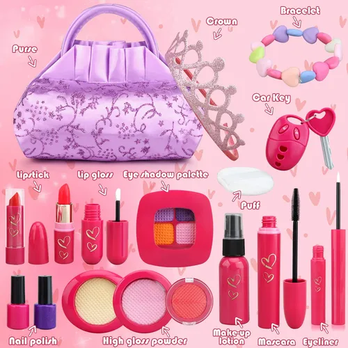 Kit De Maquillaje De Princesa Para Niñas 3 A 6 Años