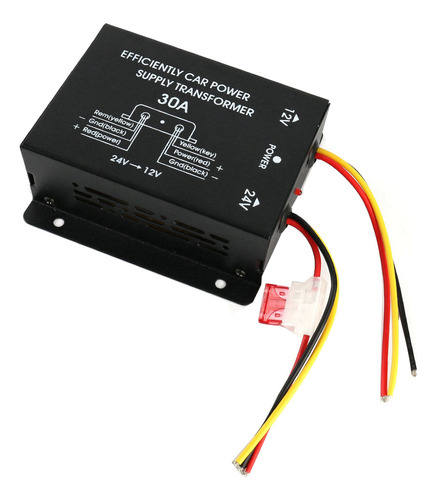 Fuente De Alimentación De Coche De 24 V A 12 V 30 A, Convert