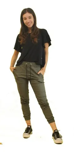 Jogger mujer gabardina cheap