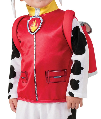 Disfraz Niño Paw Patrulla Marshall Niño Rubie, Un Color, 3-4