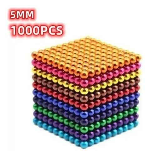Juego Magnético Cubo 1000 Pzas 5mm