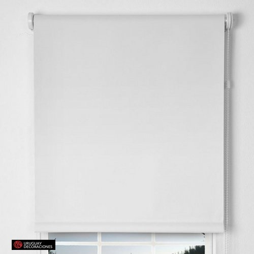 Cortinas Roller - Blackout Blanca - Pronta - 1,40 X 2,20