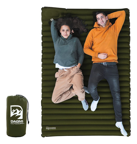 Dagmi Outdoors Almohadilla Doble Para Acampar Para 2 Persona