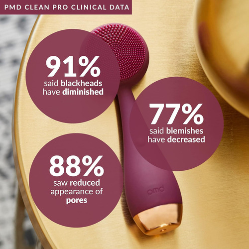 Cepillo Facial Electrico Pmd Clean Pro Color Berry