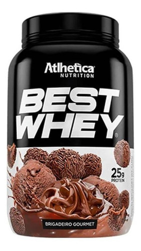 Best Whey 900g  Brigadeiro Gourmet  Atlhetica Nutrition