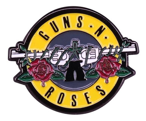 Pin Botton Broche Guns And Roses Banda Rock Metal
