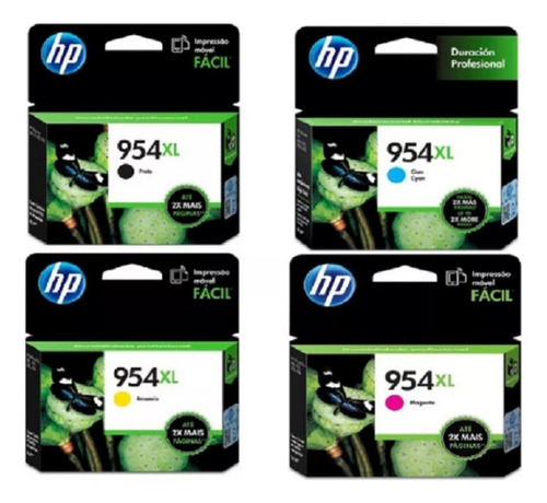 Tintas Hp 954 Xl Original Multicolor (4 Pz)