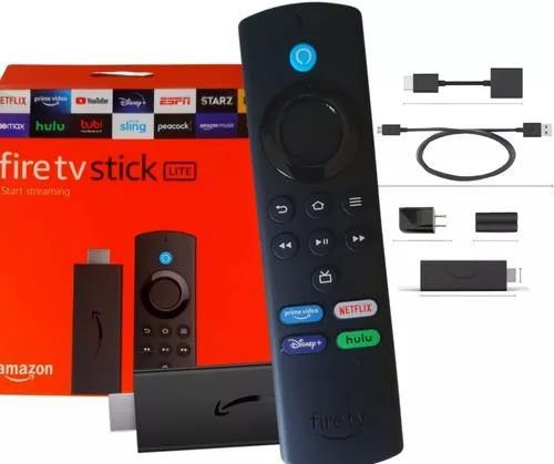 Fire TV Stick Lite 2 Geração com Controle Remoto Lite por Voz com Alexa 