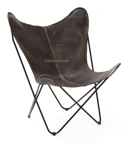 Bkf Marca Calma Chicha Cuero Gastado Chocolate Base Negra