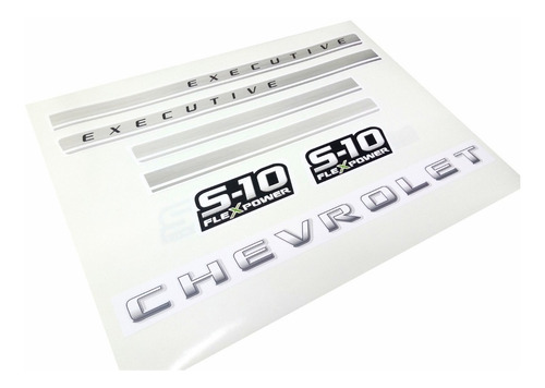 Imagem 3 de 6 de Faixa Adesivo Chevrolet S10 Executive Flex 2011 S10kit23