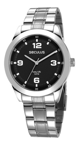 Relógio Seculus Masculino 28977gosvna1