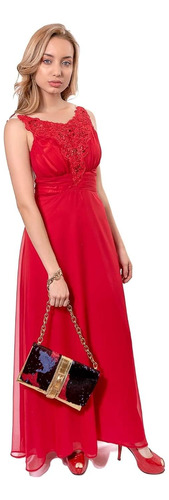 Vestido De Fiesta Rojo