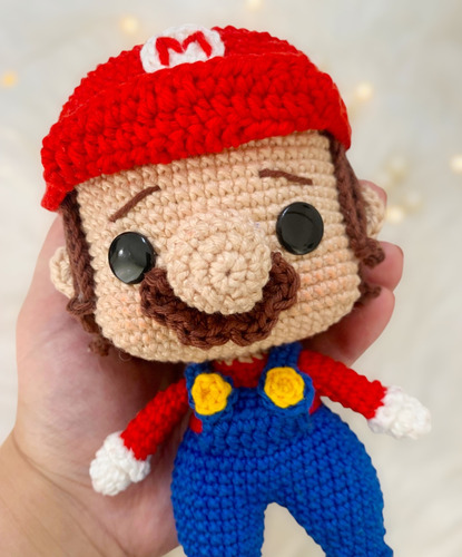 Super Mario Bros Amigurumi Boneco Crochê