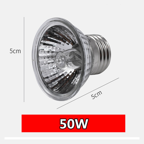 2 Lâmpadas Cerâmicas 50w P/ Aquário Incubadora Termostato