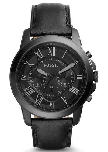 Reloj Fossil Grant Black Fs5132 Negro Completo Casual