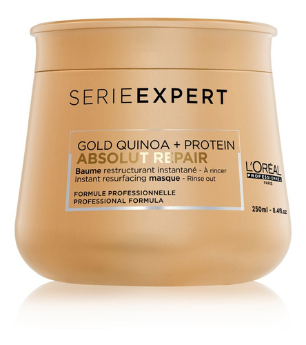 Bálsamo Absolut Repair Gold Quinoa Reparación 250ml Loreal