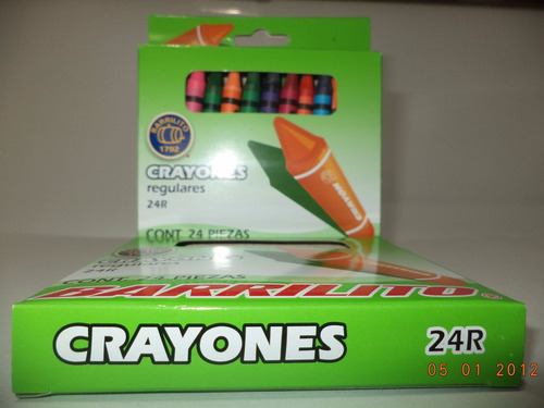 Crayon Regular Con 24 Colores