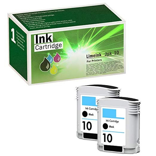 Limeink Compatible 2 Paquete De 10 Cartuchos De Tinta Negra 
