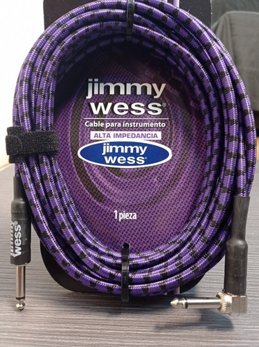 Cable De Instrumento Jimmy Wess 6 M