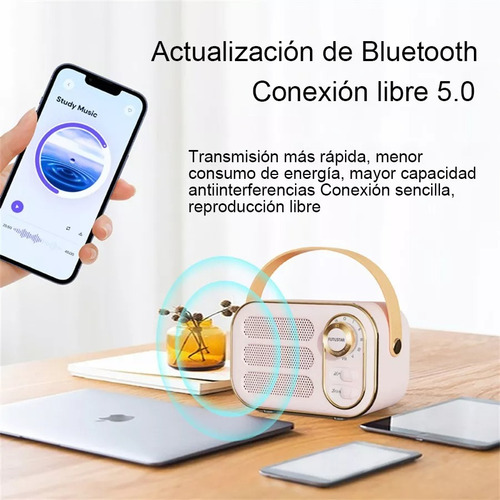 Altavoz Bluetooth Portátil Con Subwoofer Bluetooth 5.1