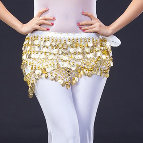 Cinturón Monedas Para Danza Del Vientre, Bufanda De Cadera,