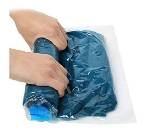Pack X5 Bolsas Al Vacio Comprimido Bolsa Guardar Ropa 68x98c