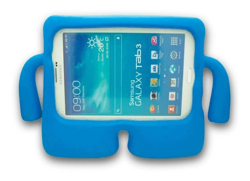 Funda Silicón Samsung Tab E T113 Bracitos Niños Uso Rudo