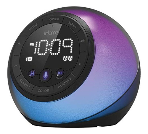 Ihome Ibt297 Radio Reloj Despertador Dual Con Cambio De Colo