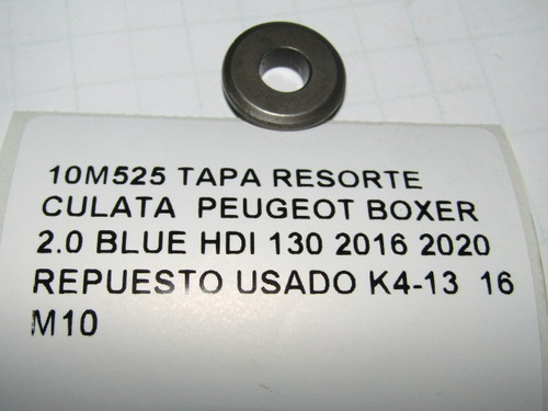 Tapa Resorte Culata Peugeot Boxer 2.0 Blue Hdi 130 2016 2020