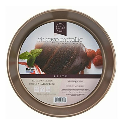 Chicago Metallic 5212086 Elite Non-stick Carbon Steel Round