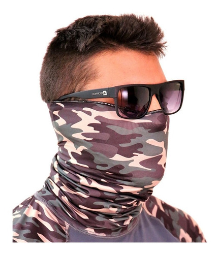 Imagem 1 de 6 de Buff Máscara Camuflada Florest Moto Pesca Ciclismo Uv50