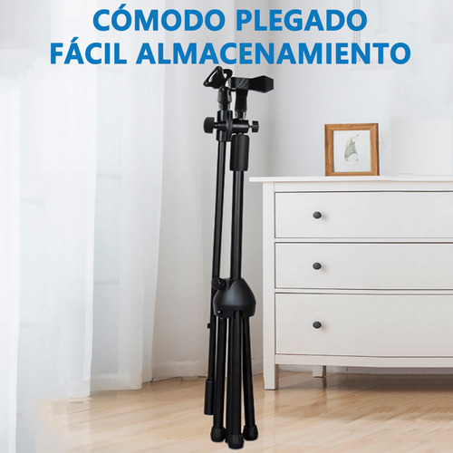 Pie De Micrófono Trípode Ajustable Doble Boom Cantar Actuar
