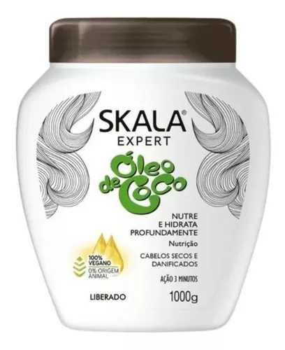 Máscara Creme Tratamento Cabelo Mais Cachos Skala Pote 1Kg - Vobella